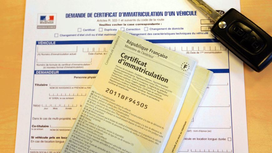 Demande de certificat d'immatriculation